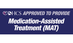 DHCS Approved to Provide Medication Assisted Treatment Logo
