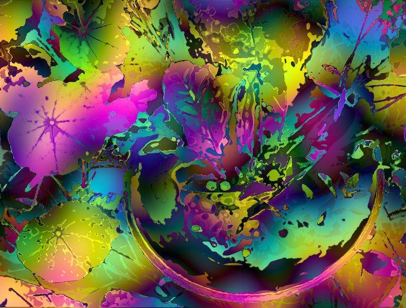 psychedelic colorful background